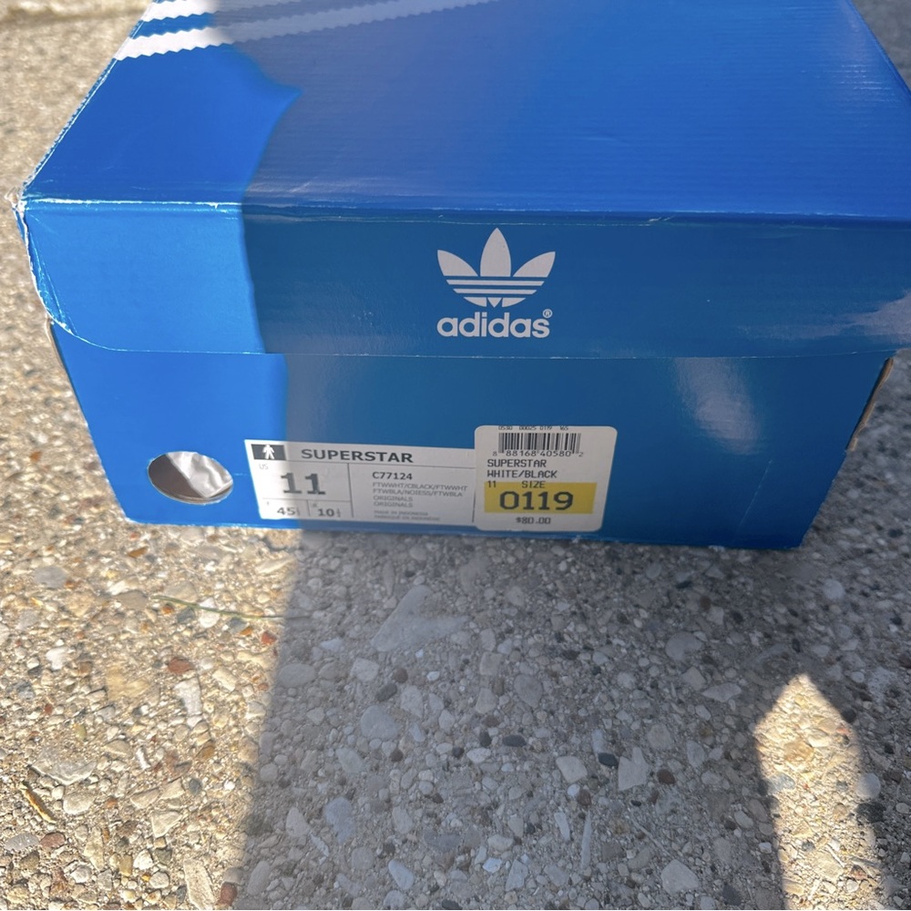 SOLD!!! Adidas Superstar Sneakers - White - Size 11 - Picture 13 of 14